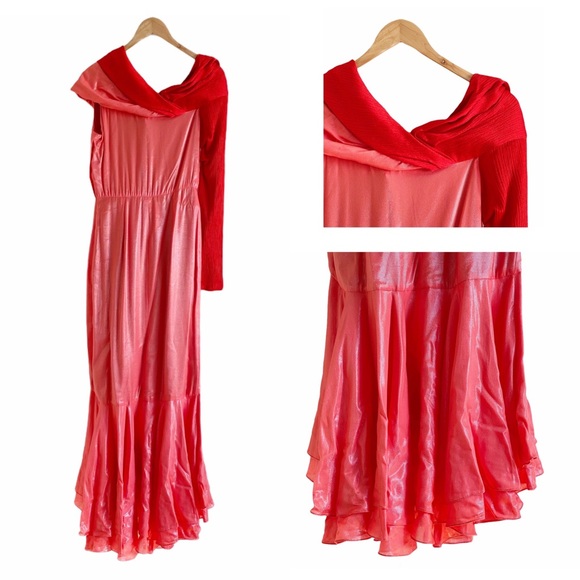 NWT Hellessy Eden Asymmetric Drape Gown - Picture 9 of 16